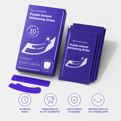 Purple Teeth Whitening Strips