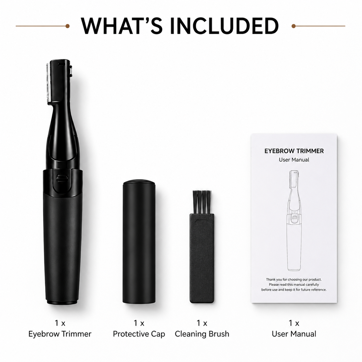AUSHA Precision Eyebrow Trimmer for Women