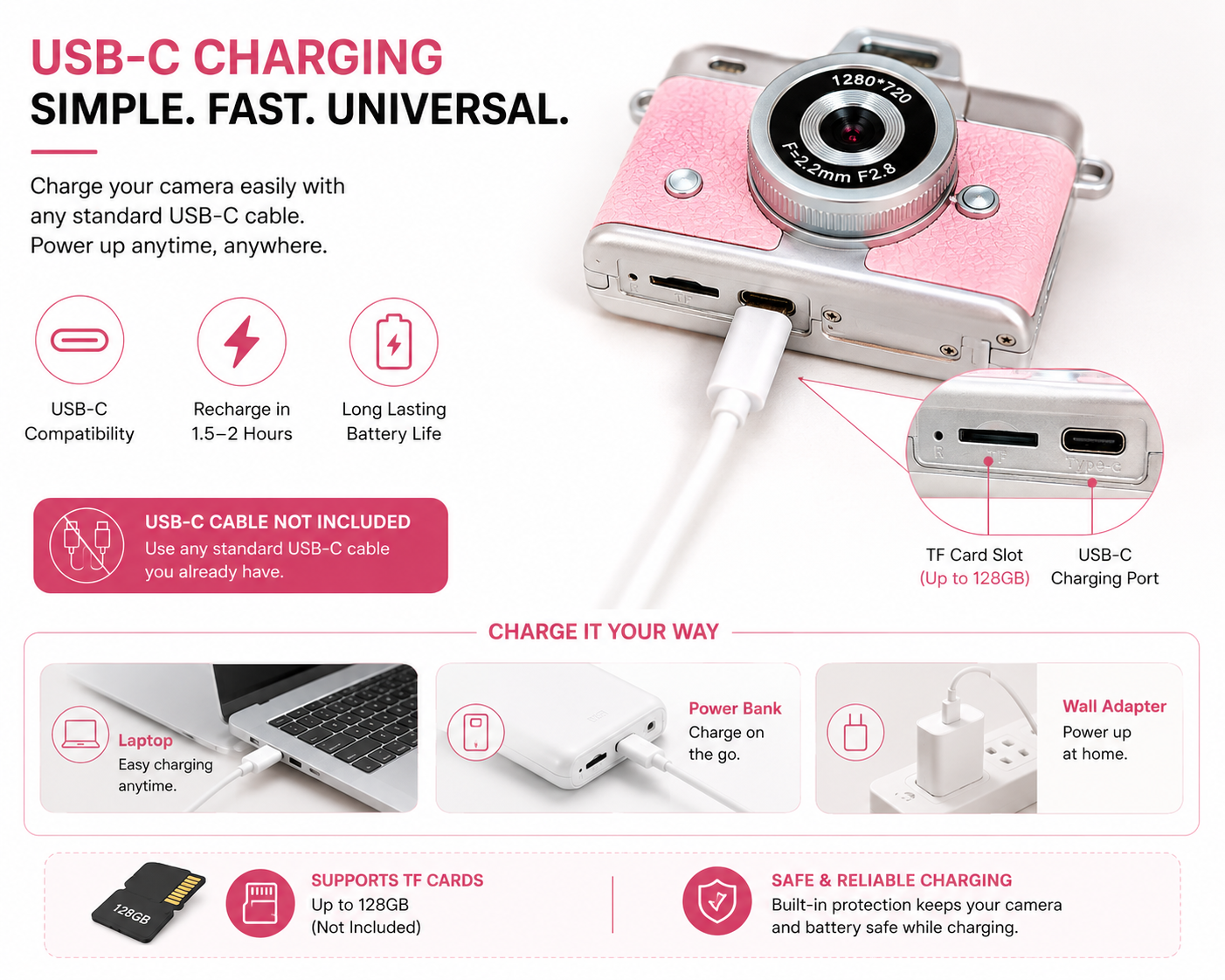 AUSHA Mini Digital Camera
