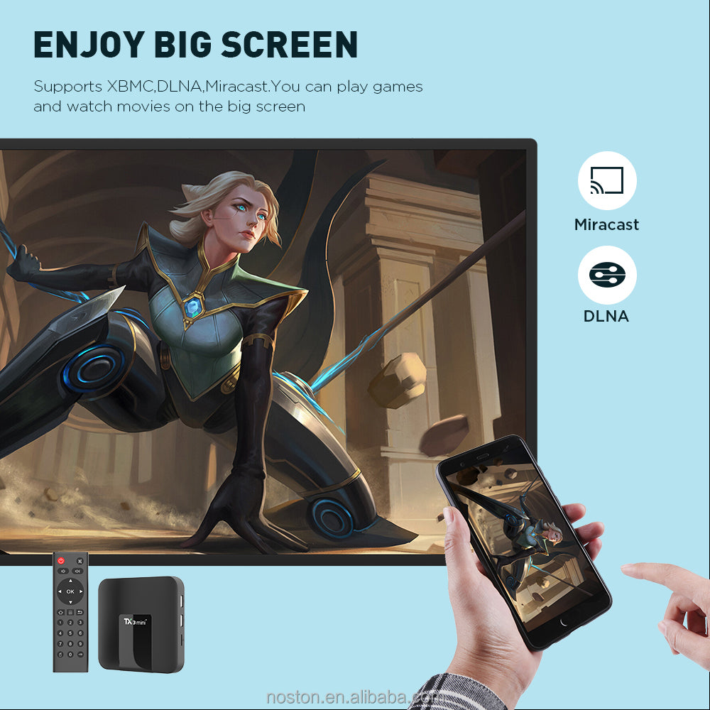 TX3 Mini+ Android TV Box (4GB+32GB, Android 11)