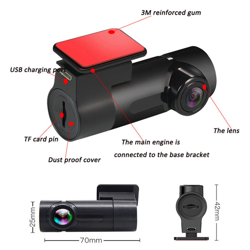 D22 Front Dash Camera without Screen