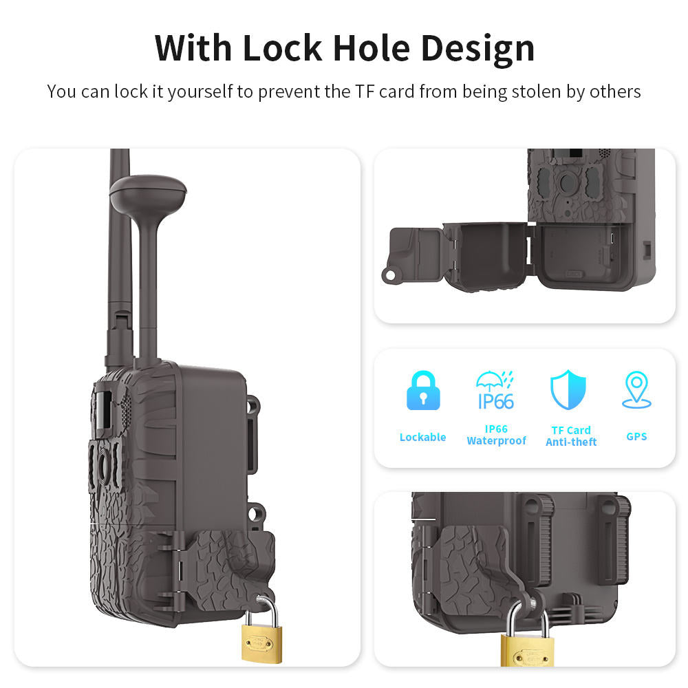 4G LTE 2.7K Trail Camera with Live View