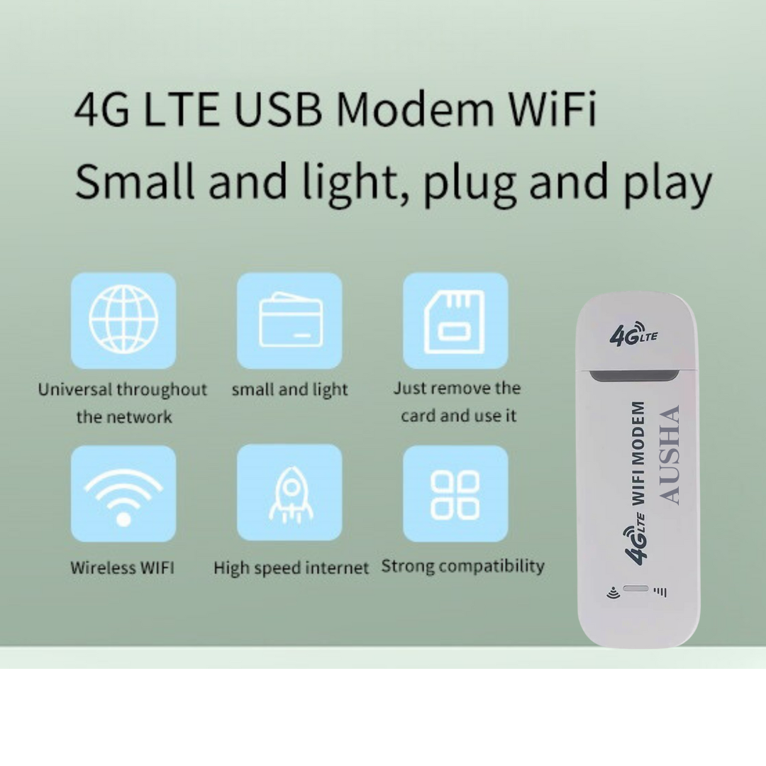 4G WiFi USB Dongle with All SIM Network Support