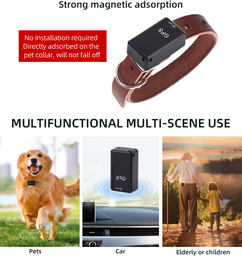 GPS Tracker with Location, Audio Recording