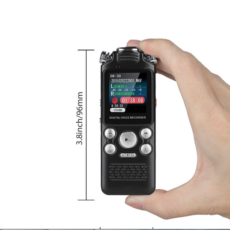 Digital Audio Recorder- with 3 Microphones & 128GB Memory