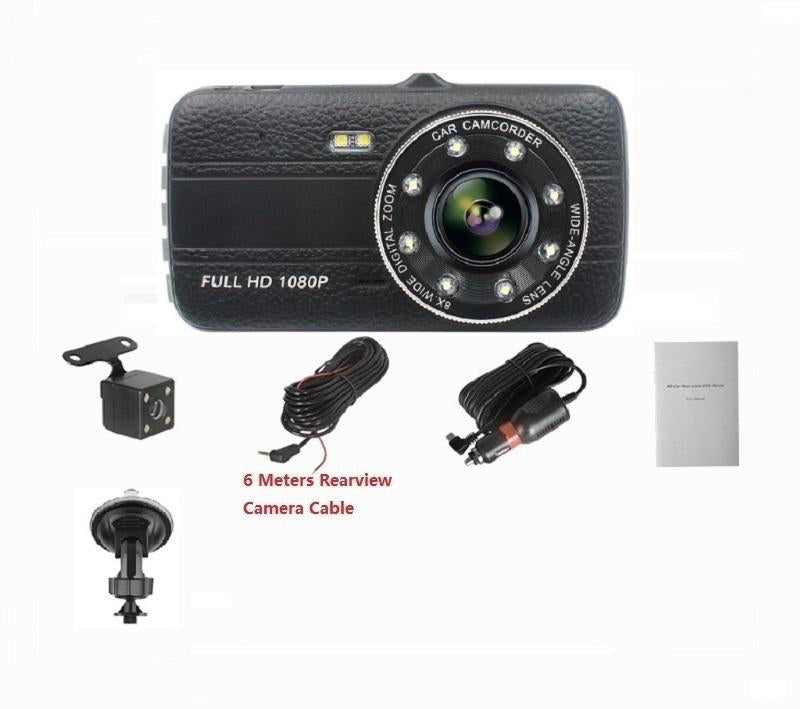 Full HD Dual Dash Camera for Car ( Front and Rear) Video Recorde