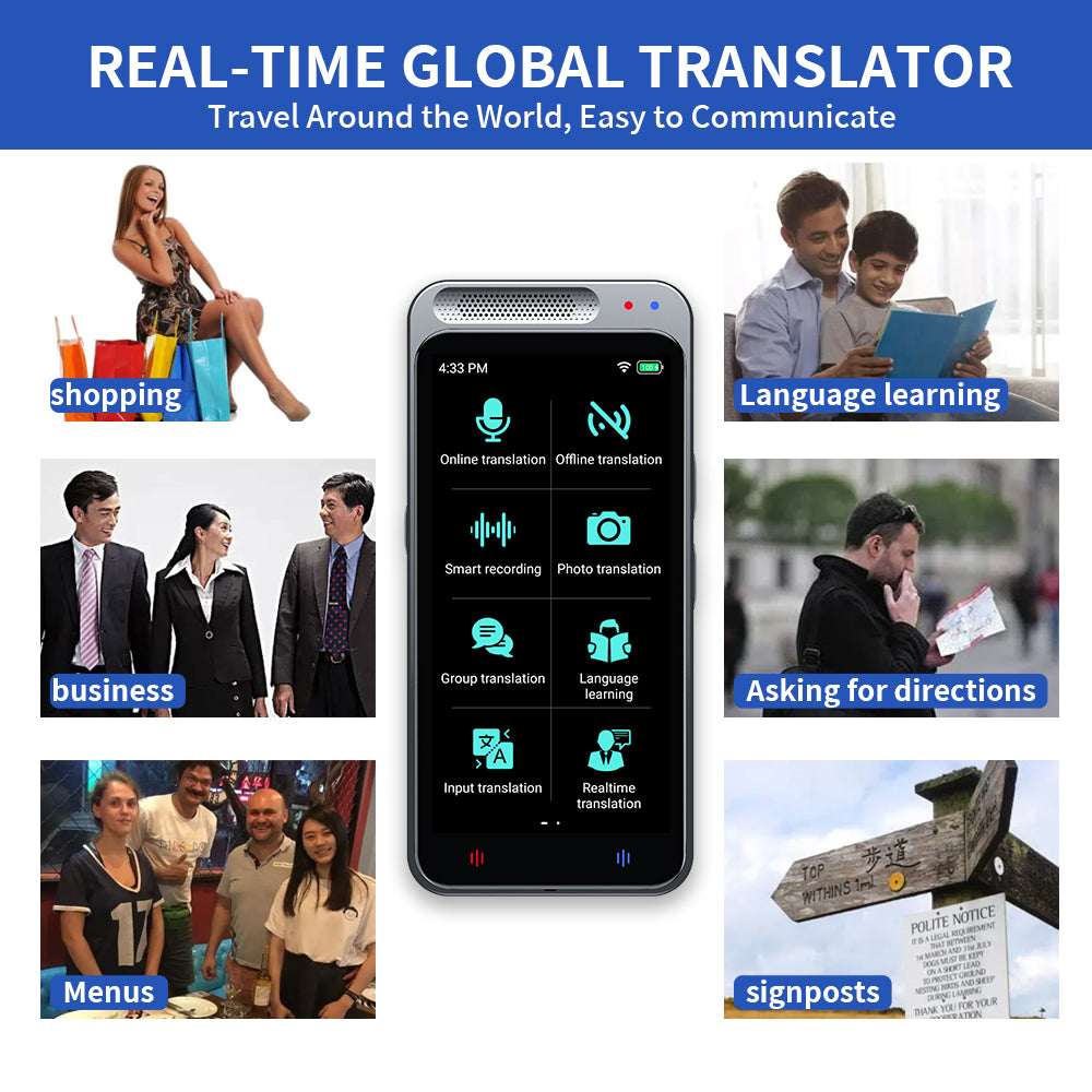 AI Language Translator Device (Wifi/ Offline)