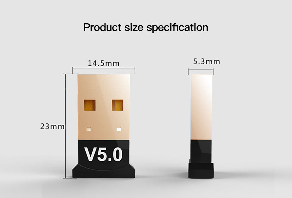 Bluetooth 5.0 Adapter USB Dongle For Windows