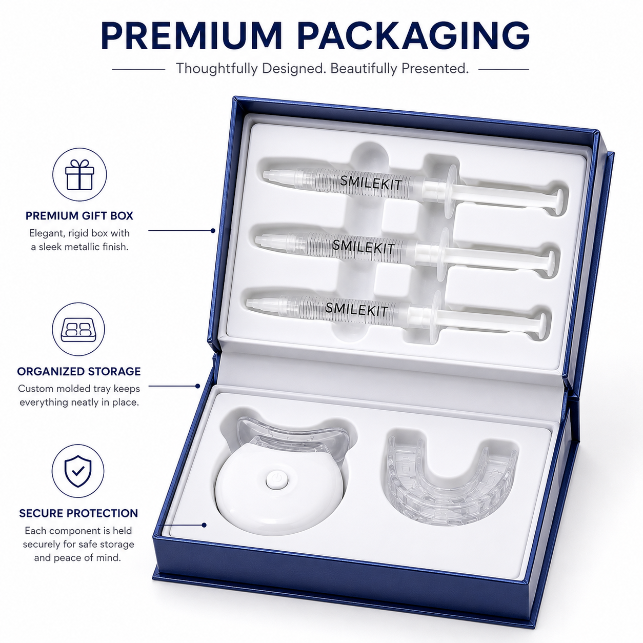 AUSHA LED Teeth Whitening Kit with LED Light
