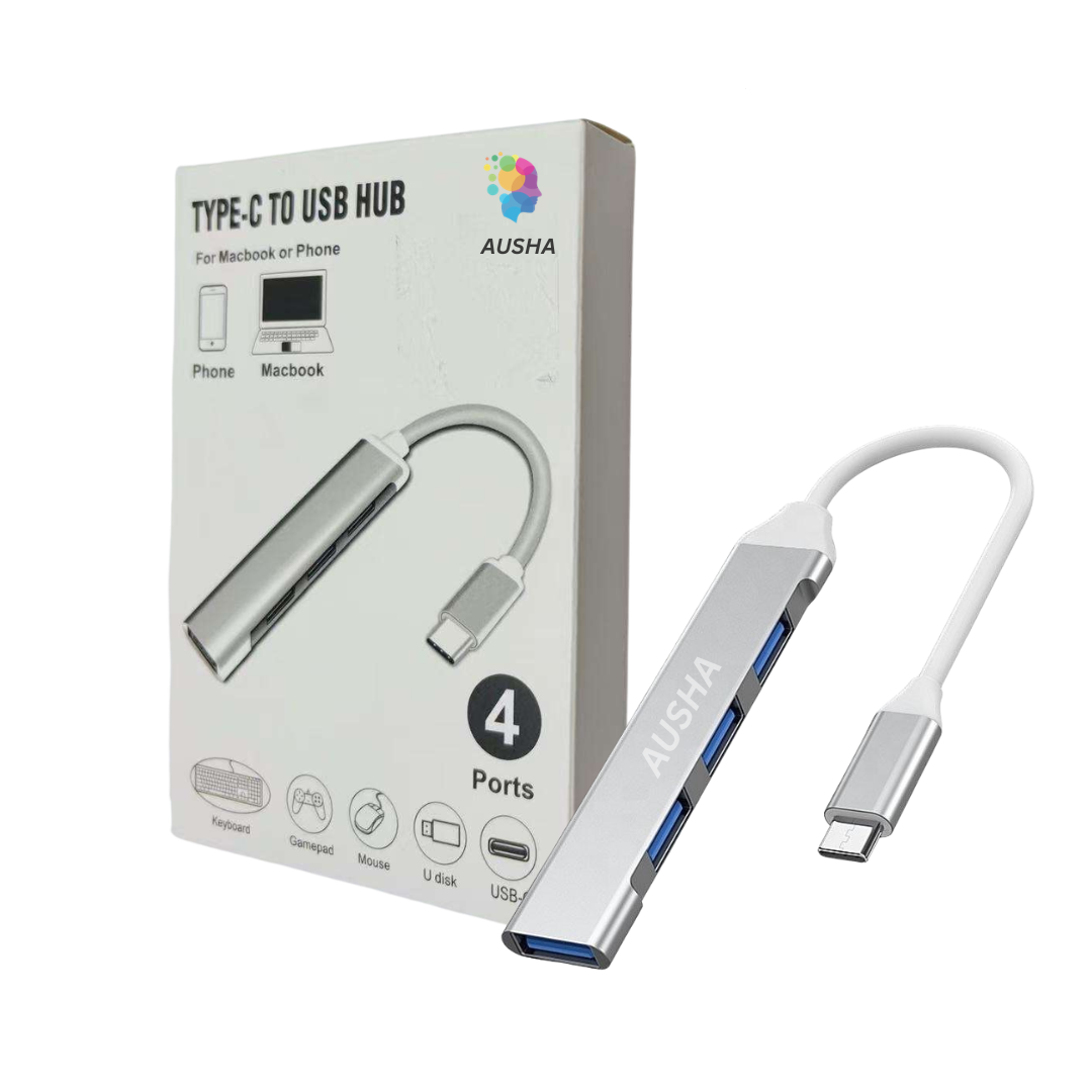 Type-C to 4  Port USB Hub