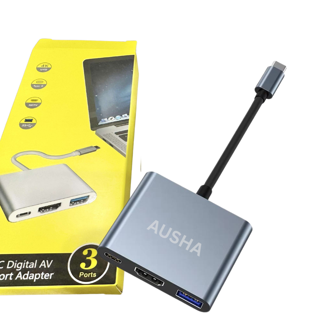 USB Type C to HDMI 4K Adapter & 100W PD Charging