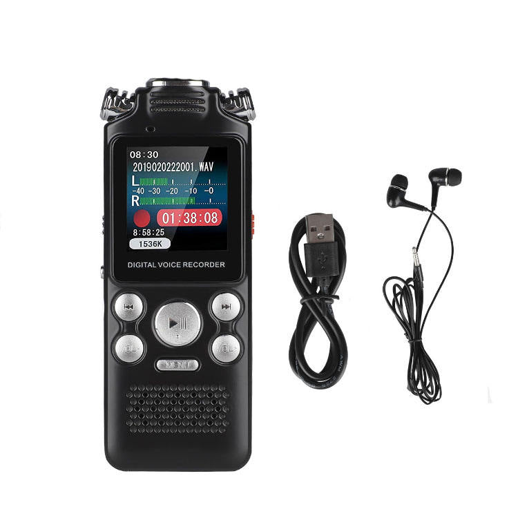 Digital Audio Recorder- with 3 Microphones & 128GB Memory