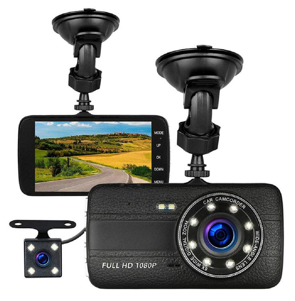 Full HD Dual Dash Camera for Car ( Front and Rear) Video Recorde