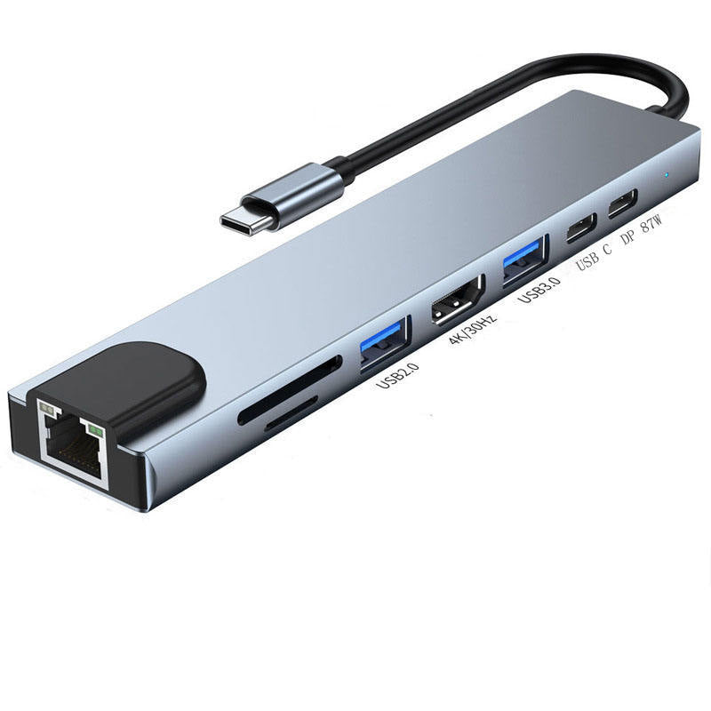 8 in 1 USB C Extension Hub