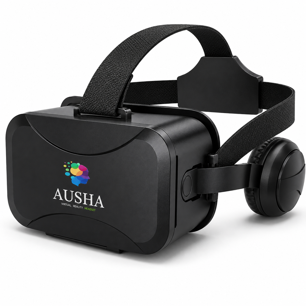 AUSHA Virtual Reality Glasses with Headphones