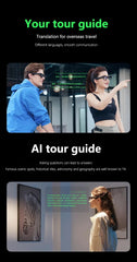 AI Smart AR Glasses – Real-Time Translation, Navigation, Music & AI Assistant