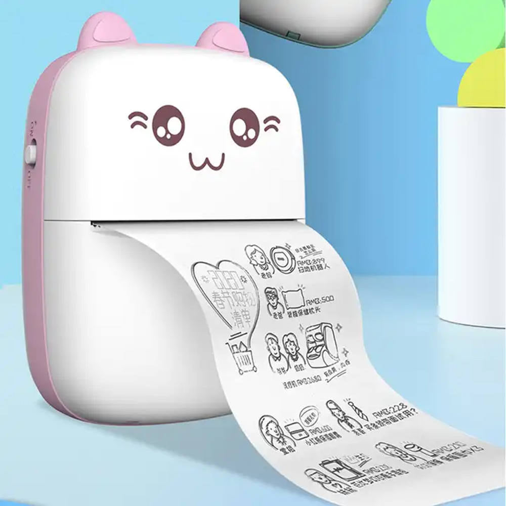Heatless Mini Printer Portable Mini Thermal Printer – AUSHA