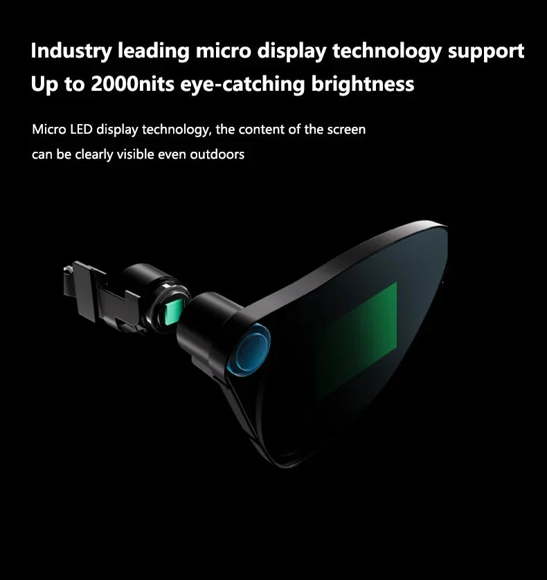 AI Smart AR Glasses – Real-Time Translation, Navigation, Music & AI Assistant