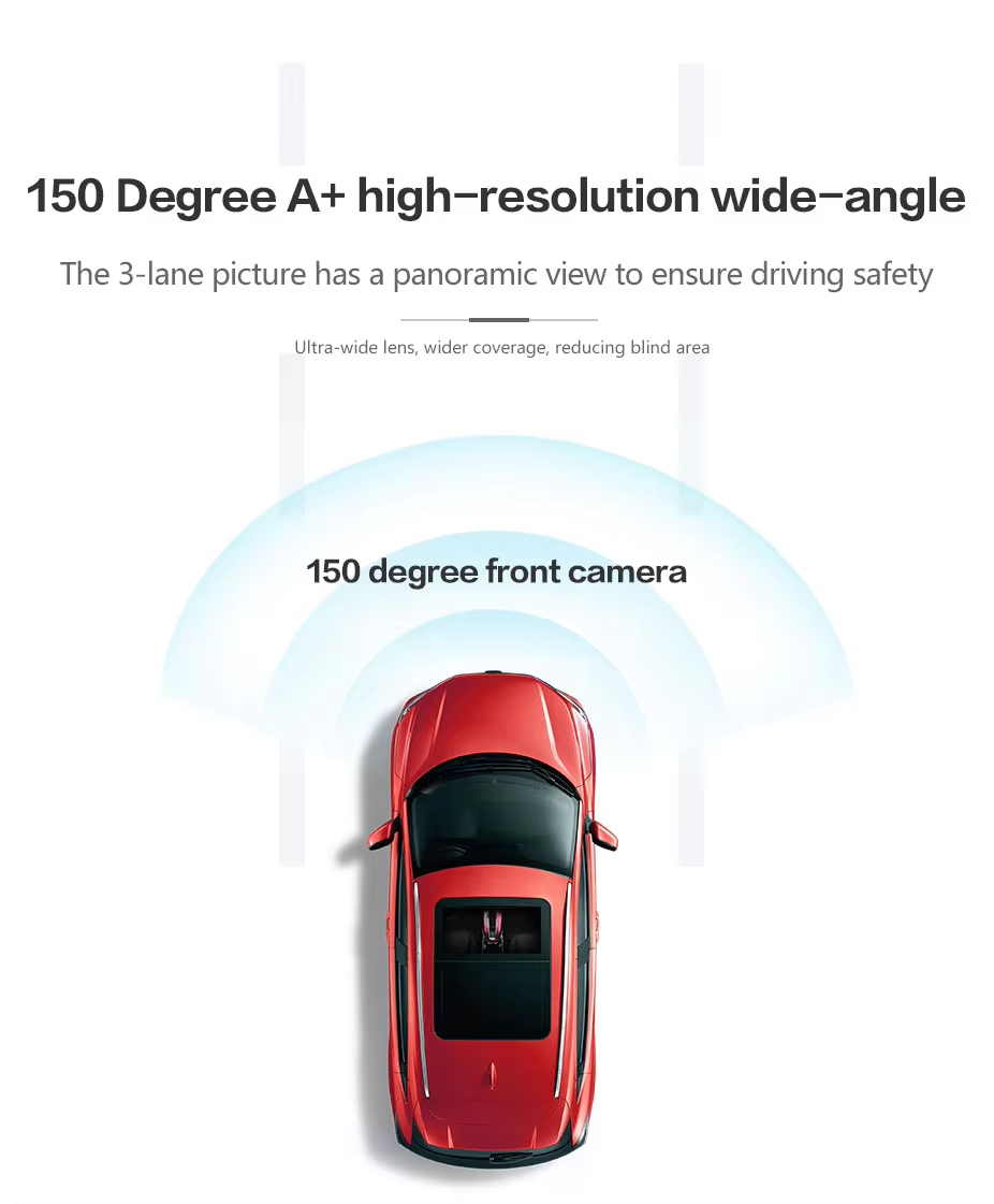 1080p Full HD Dual Dash Camera