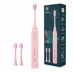 AUSHA Electric Toothbrush for Adults -5 Modes & 3 Brush Heads