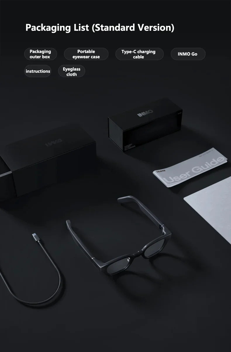 AI Smart AR Glasses – Real-Time Translation, Navigation, Music & AI Assistant