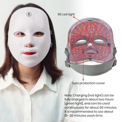 AUSHA 7 Color LED Light Therapy Facial Mask
