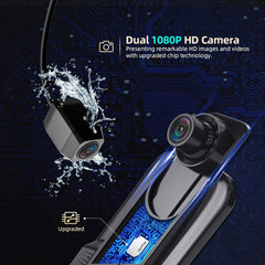 10 Inch Full HD Mirror Dual Dash Camera for Car (Front & Rear)