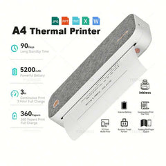 A4 Wireless Portable Mini Thermal Printer
