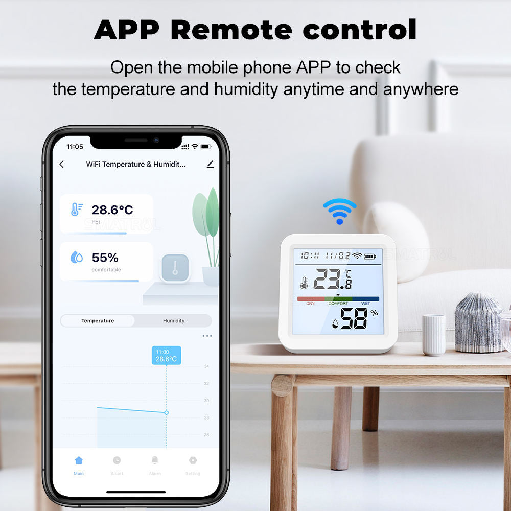 Smart Temperature and Humidity Sensor