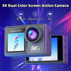 5k Action Camera with 5k 30fps & 50MP