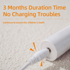 Child Electric Toothbrush with 4 Brush Heads & 3 Speed Modes