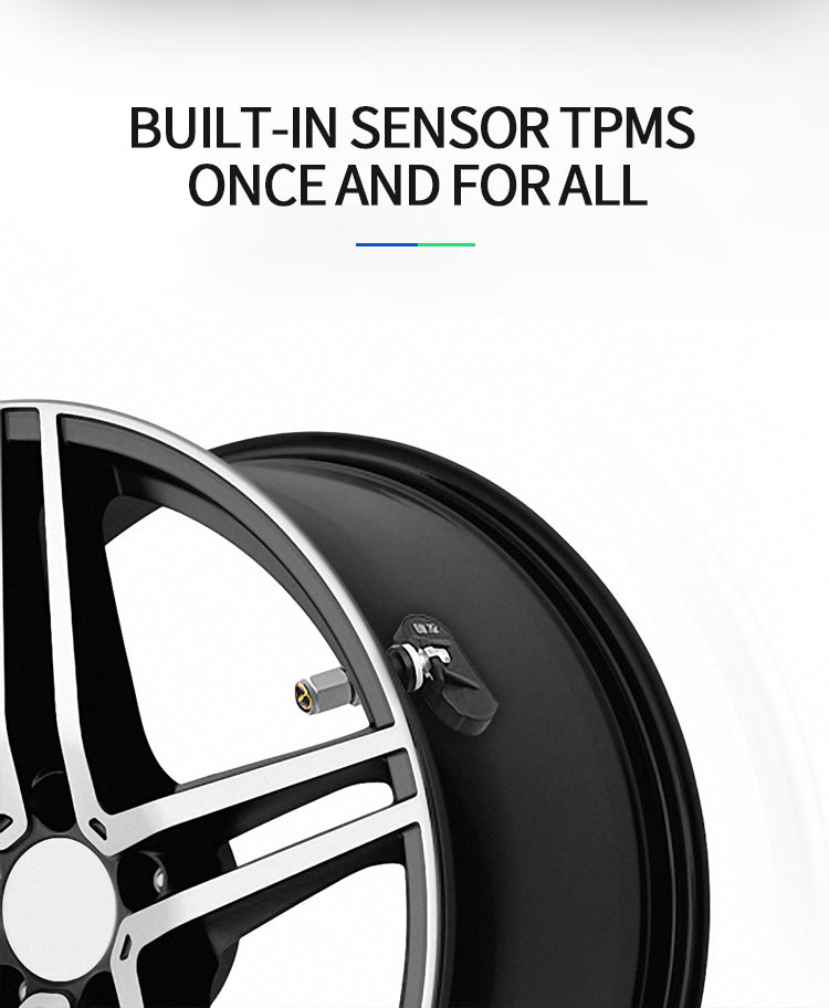 Tyre Pressure Monitoring System TPMS with Internal Sensors