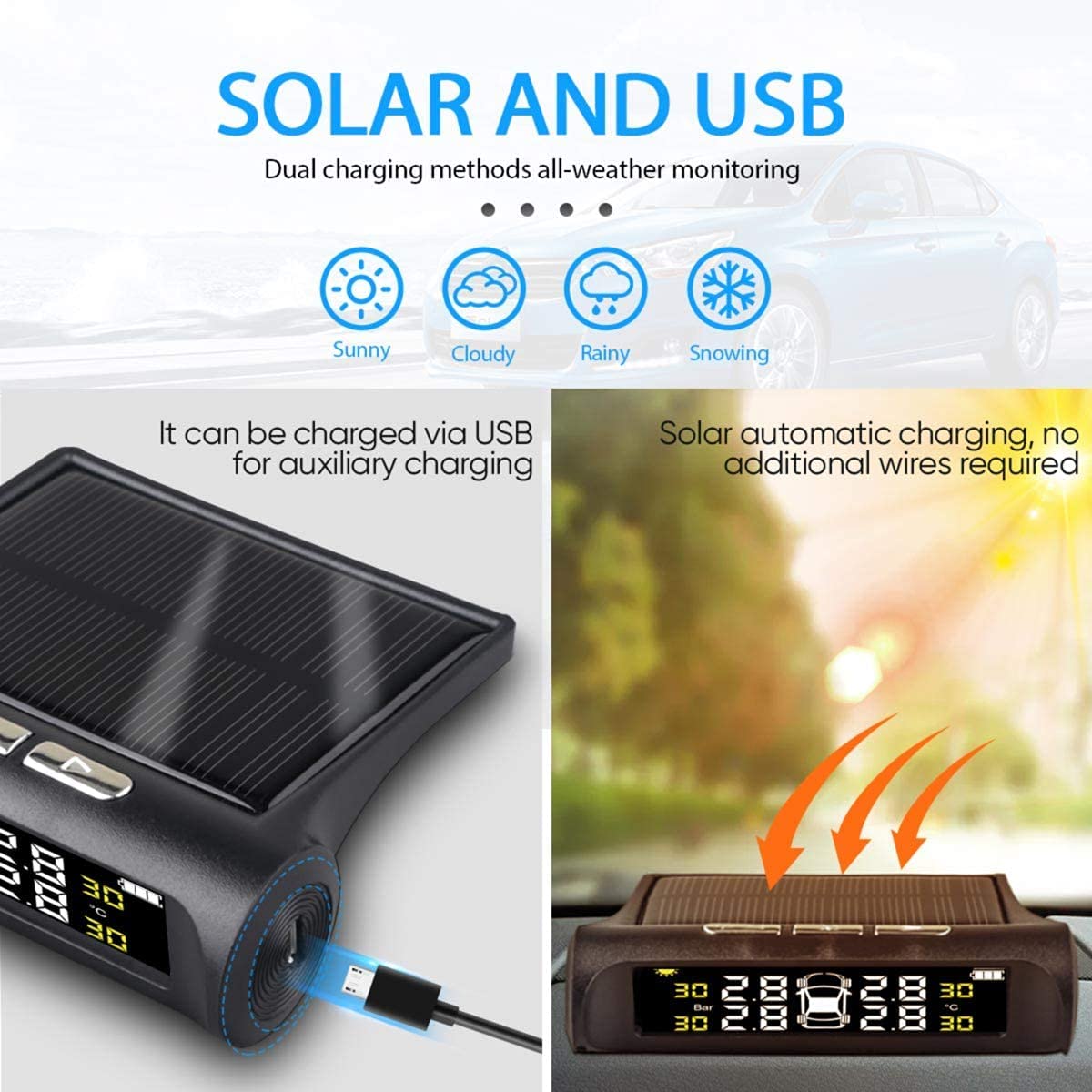 Tyre Pressure Monitoring System TPMS ( External Sensors)