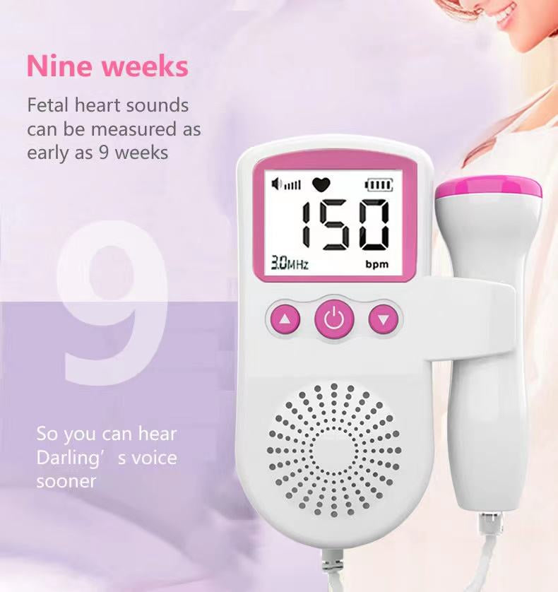 Fetal Doppler Baby Heart Rate Detector