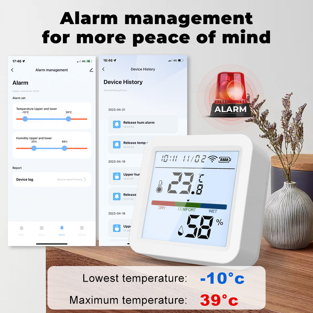 Smart Temperature and Humidity Sensor