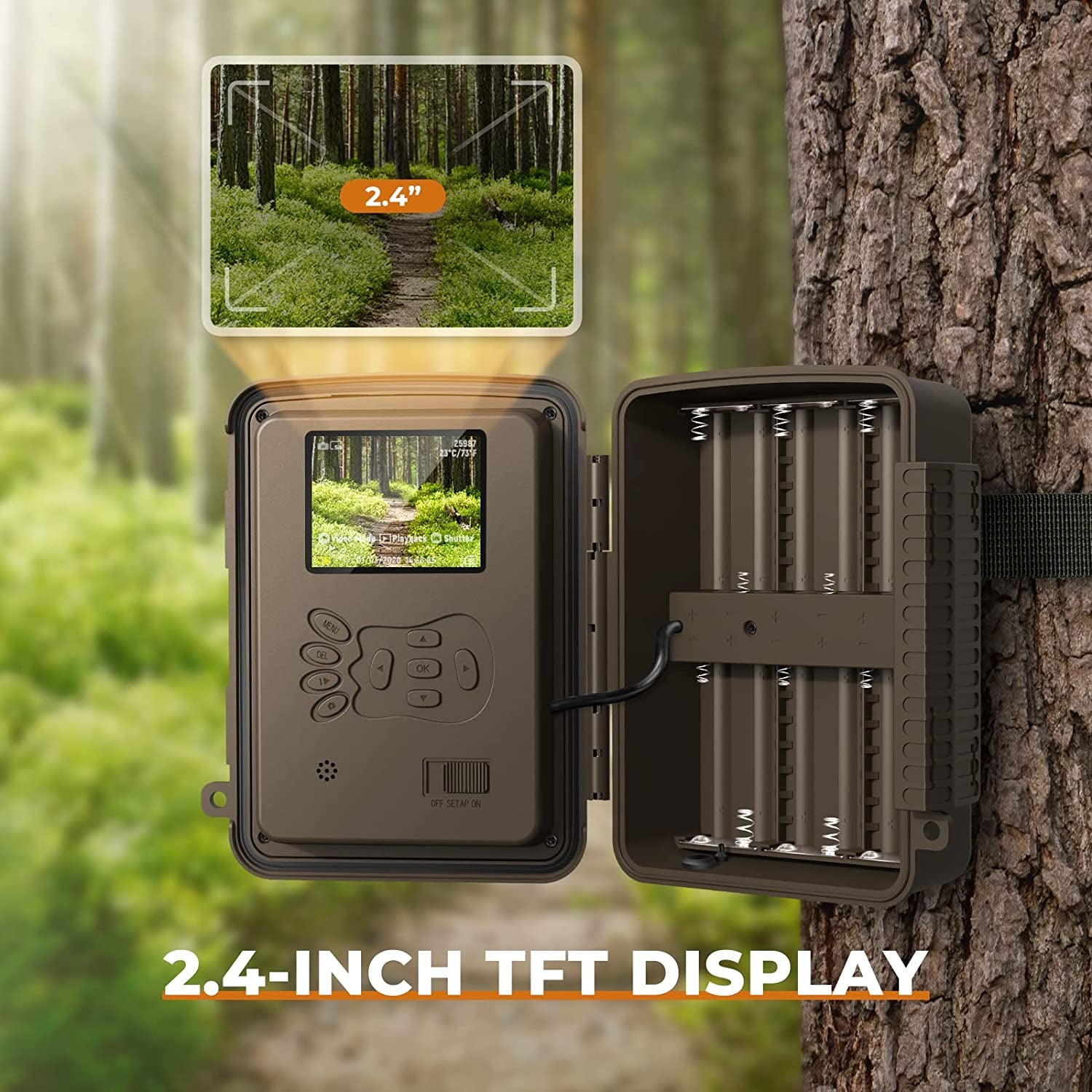 Trail Camera with 32MP, 4K Video , 0.2s Trigger Time
