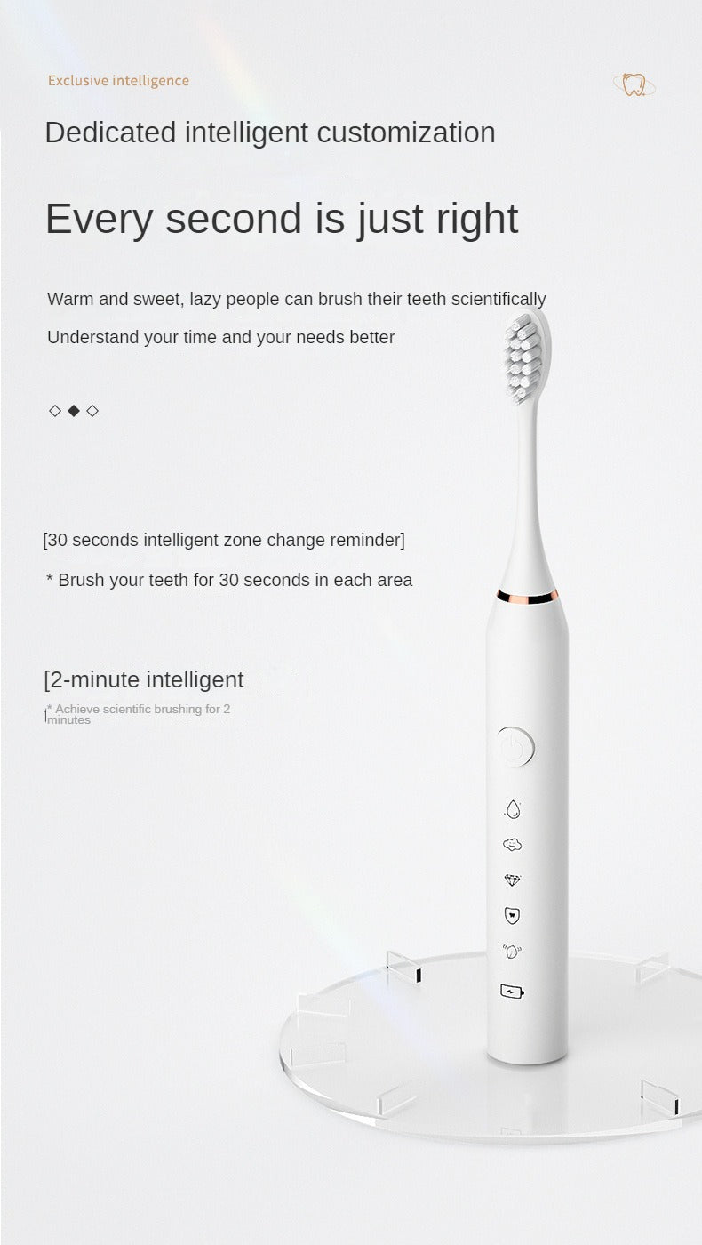 Electric Toothbrush for Adults -5 Modes & 3 Brush Heads