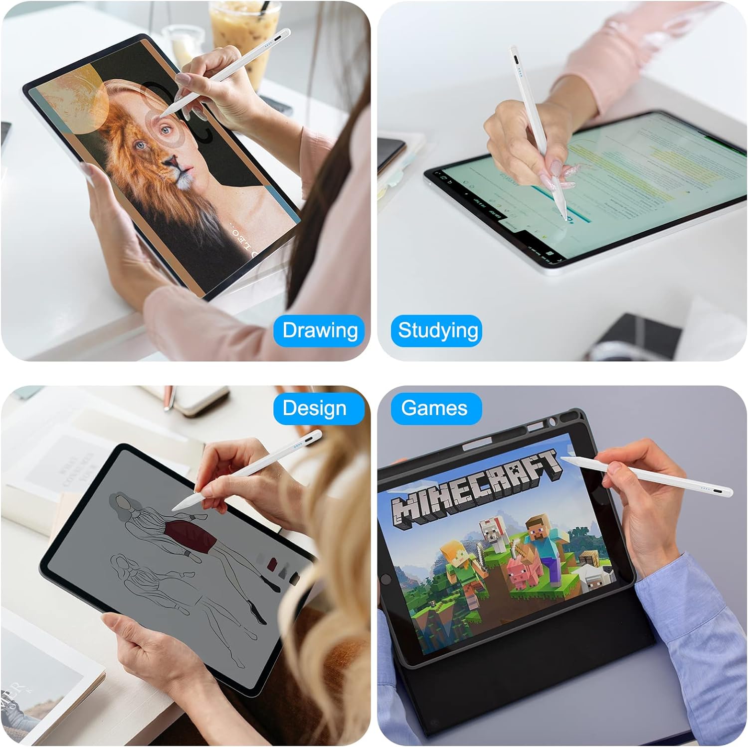 Stylus Pencil compatible with iPad with Palm Rejection