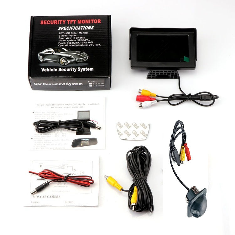 Universal Car Rear View Camera with Display