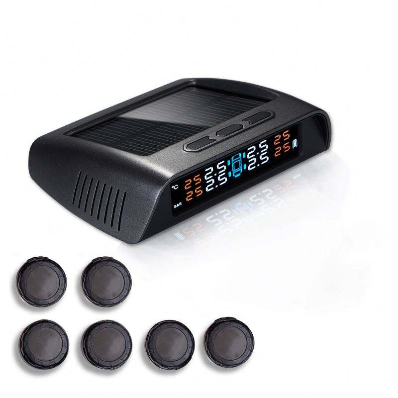 TPMS with 6 External Sensors for Trucks, Cars