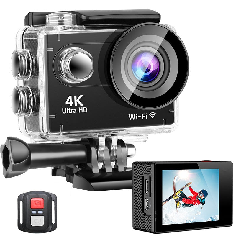 4k Action Camera 60fps with EIS Stabilization, Remote Control, WiFi – AUSHA