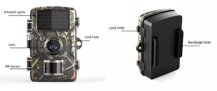 Trail Camera IP66 Waterproof for Wildlife Monitoring